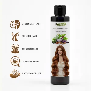Ummy Mart Herbal Hair Oil – Cleanse, Condition, Moisturize, and Treat - Infography
